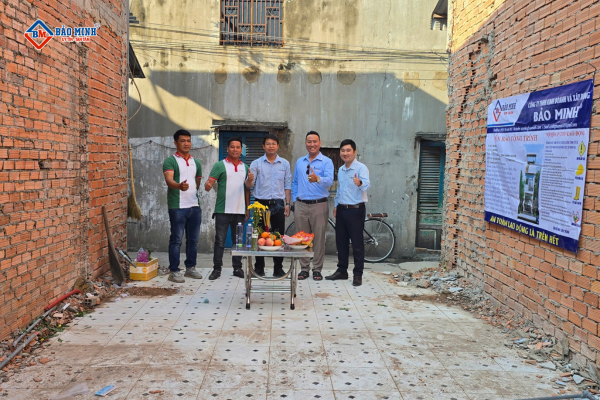 Khởi công xây nhà để bắt đầu thi công xây dựng nhà 