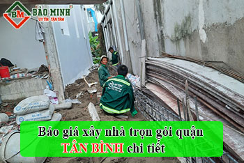 Giá Xây Nhà Trọn Gói Quận Tân Bình Mới Và Chi Tiết Nhất