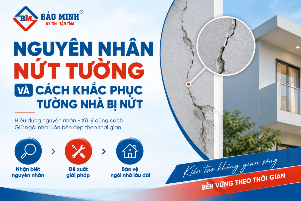 Cách khắc phục nứt tường hiệu quả.