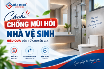 Cách Chống Mùi Hôi Nhà Vệ Sinh Hiệu Quả Đến Từ Chuyên Gia