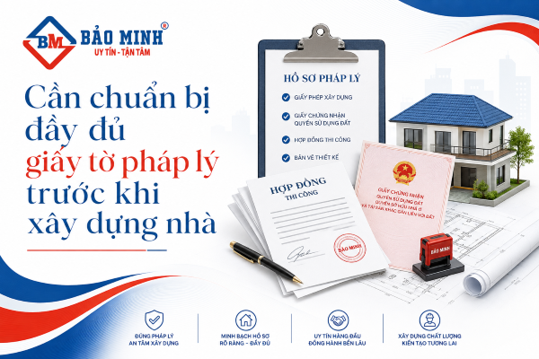 Chuẩn bị đầy đủ hồ sơ pháp lý khi xây dựng nhà