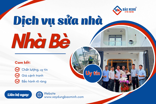 Dịch vụ sửa nhà Nhà Bè chất lượng, uy tín