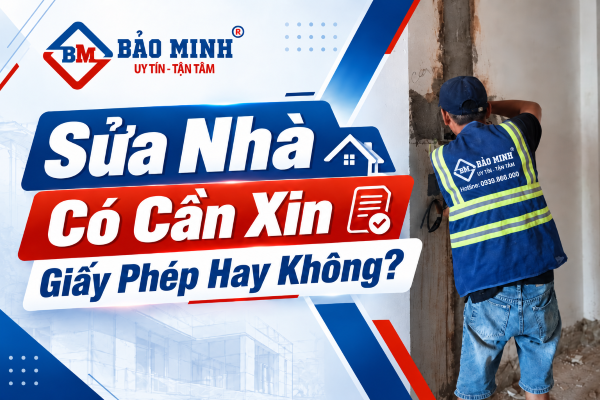 Sửa nhà có cần xin giấy phép không