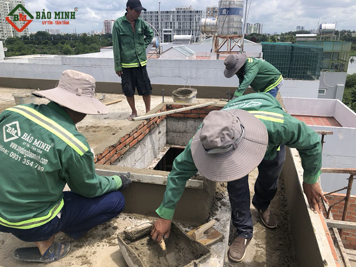 Công nhân xây dựng phần thô Bảo Minh chuyên nghiệp 