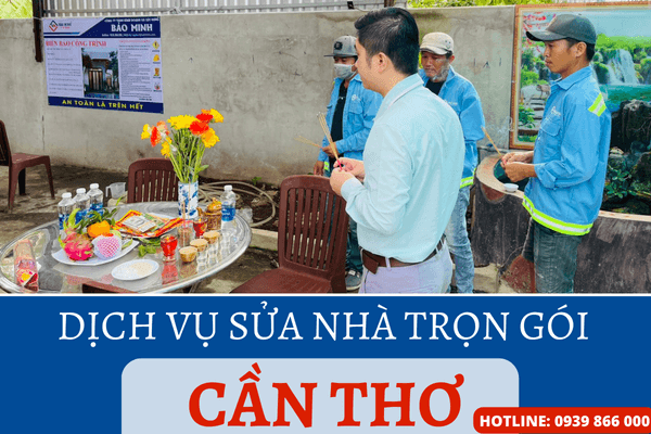 Dịch vụ sửa nhà trọn gói Cần Thơ