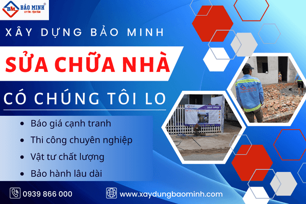 Chọn Bảo Minh - Công ty sửa chữa nhà tại Bến Tre làm đơn vị thi công ngôi nhà cửa bạn