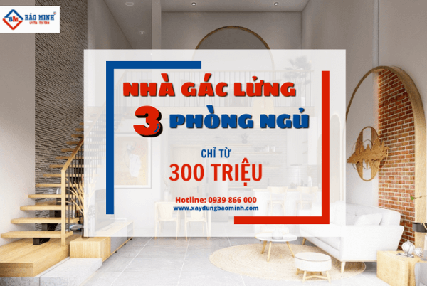 Nhà gác lửng - Thiết kế hiện đại - Tiết kiệm chi phí