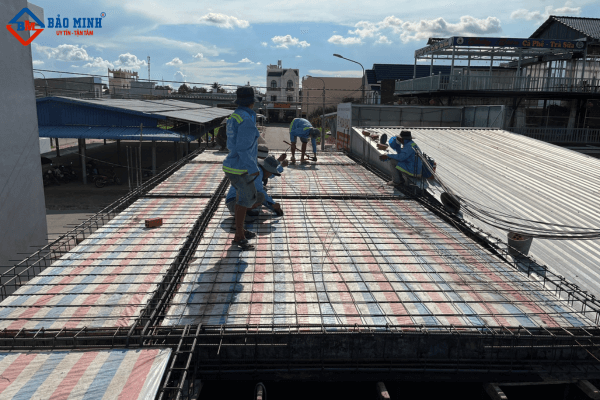 Xây nhà trọn gói Cái Răng Cần Thơ - Thi công phần thô