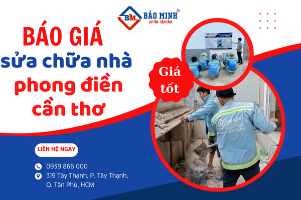 Báo giá sửa nhà Phong Điền Cần Thơ mới nhất 