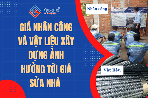 Thị trường nhân công và vật liệu xây dựng tác động tới giá sửa nhà 