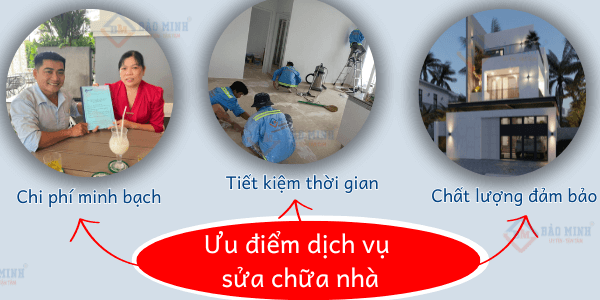 Ưu điểm của dịch vụ sửa nhà