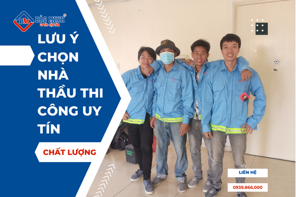 Chọn nhà thầu sửa nhà Mộc Hóa Long An chuyên nghiệp 