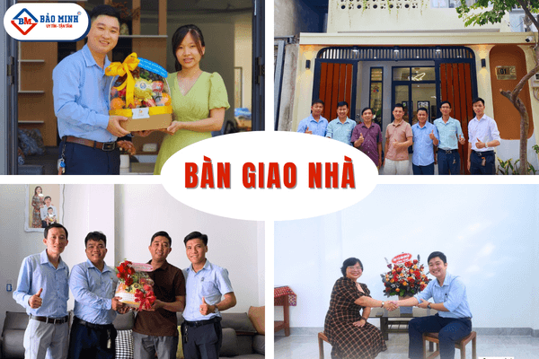 Tiến hành bàn giao nhà sau khi hoàn thành sửa chữa