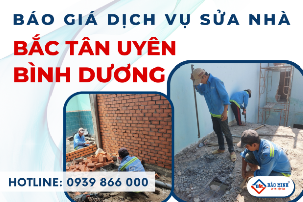 Dịch vụ sửa nhà Bắc Tân Uyên Bình Dương