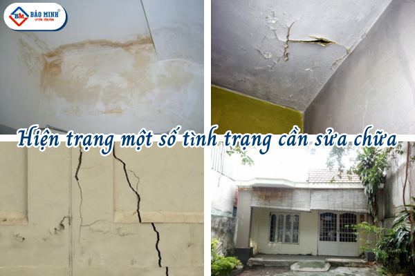 Hiện trạng một số ngôi nhà cần được sửa chữa