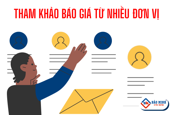 Hãy tham khảo báo giá từ nhiều đơn vị