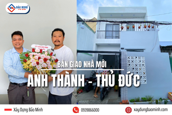 Hoàn Thiện Công Trình Xây Nhà 2 Tầng Thủ Đức – Ngôi Nhà Hiện Đại Của Anh Thành