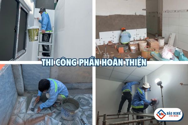 Bảo Minh thi công phần hoàn thiện