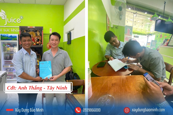 Hợp đồng xây nhà trọn gói anh Thắng - Tây Ninh