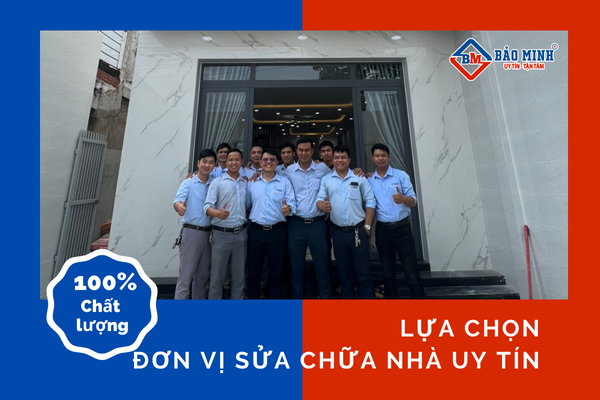 Lựa chọn đơn vị sửa nhà uy tín là điều rất quan trọng 