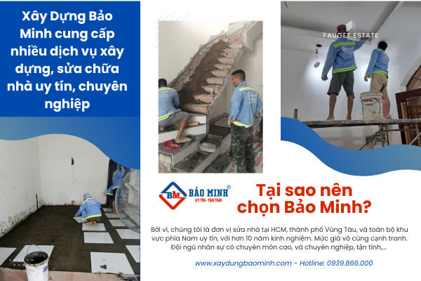 Tại sao nên chọn Bảo Minh là đơn vị sửa nhà?