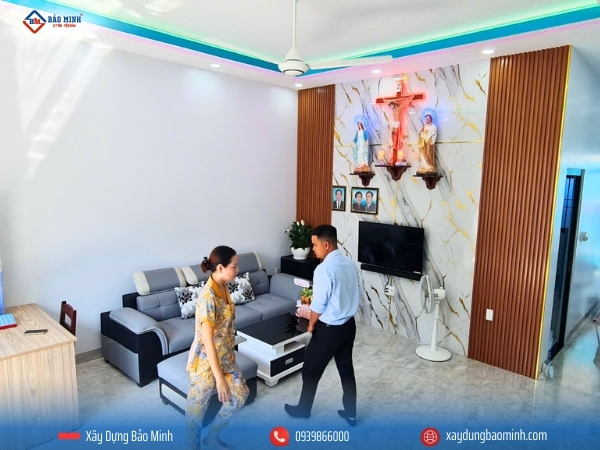 Không gian phòng khách hiện đại