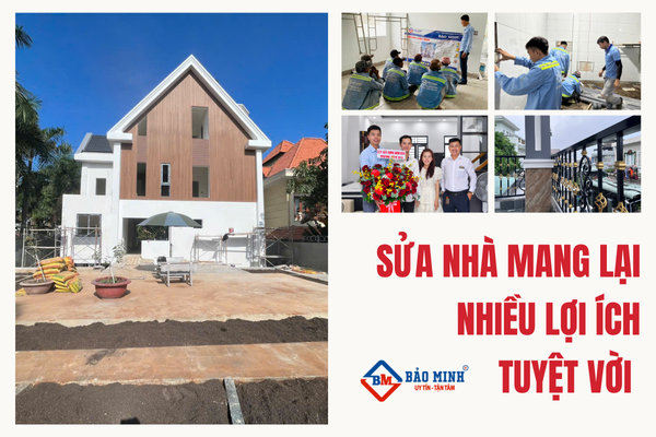 Sửa nhà có rất nhiều lợi ích