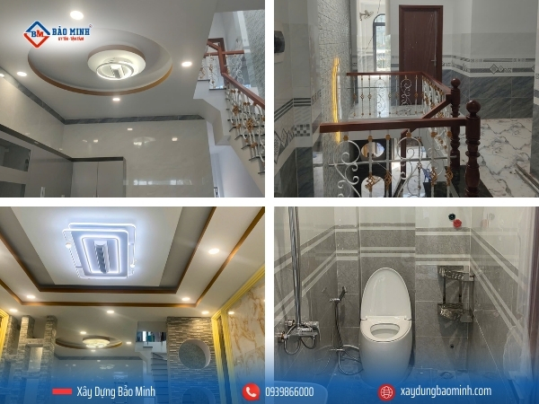 Bảo Minh lắp đặt vật liệu hoàn thiện nhà