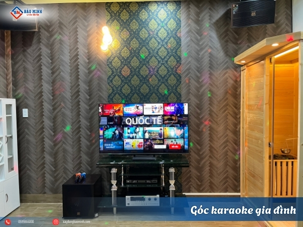 Góc karaoke gia đình