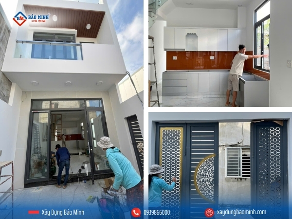Lắp đặt thiết bị hoàn thiện nhà