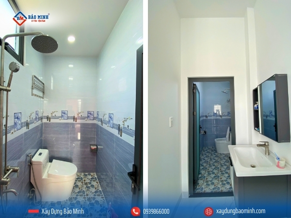 Mỗi tầng được bố trí 1 tolet đầy đủ tiện nghi