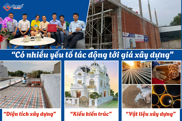 Các yếu tố ảnh hưởng tới giá xây nhà trọn gói Duyên Hải