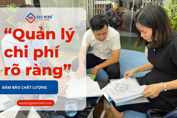 Xây nhà trọn gói giúp quản lý chi phí rõ ràng