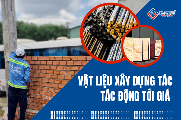 Vật liệu xây dựng tác động tới giá