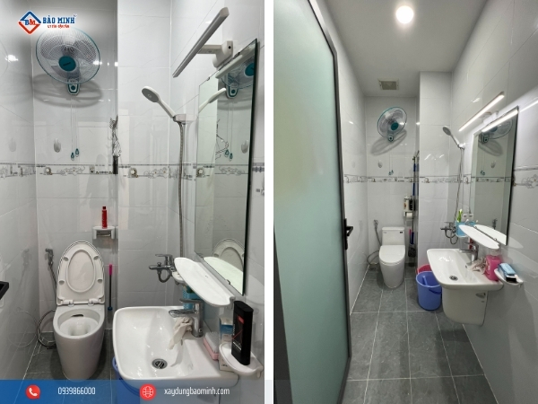 Mỗi tầng có một nhà vệ sinh