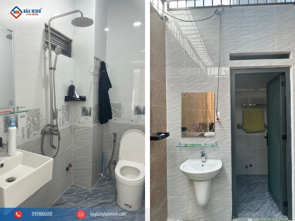 Mỗi tầng được bố trí 1 nhà vệ sinh