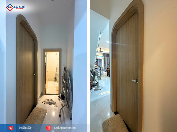 Anh Văn chọn cửa gỗ nhựa composite cho nội thất