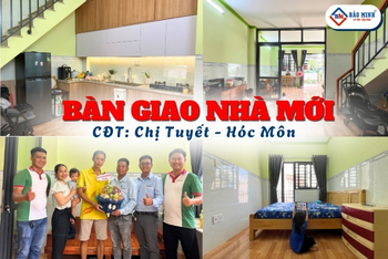 Bàn Giao Công Trình Xây Nhà 3 Tầng 20m2 Tại Hóc Môn