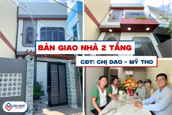 Mẫu Nhà 2 Tầng Mỹ Tho Hiện Đại | Bảo Minh Thiết Kế Thi Công Trọn Gói