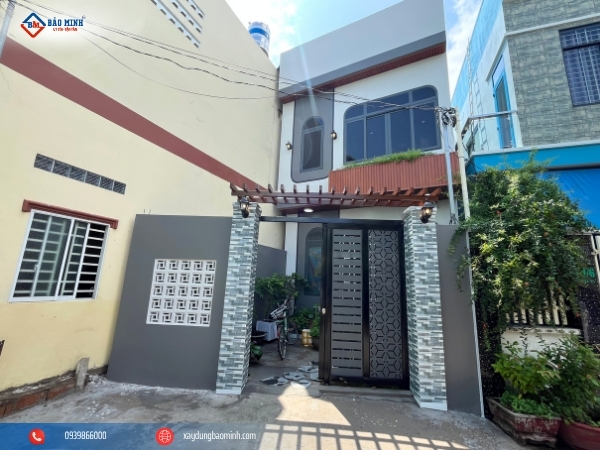 Mẫu nhà 2 tầng Mỹ Tho của chị Dao