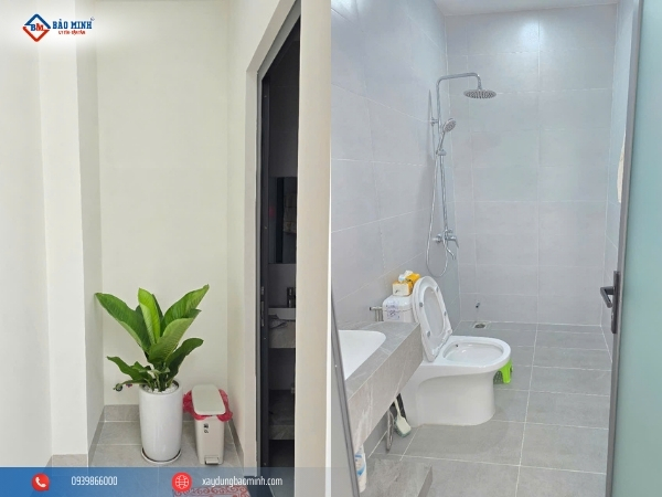 Mỗi tầng có 1 nhà vệ sinh