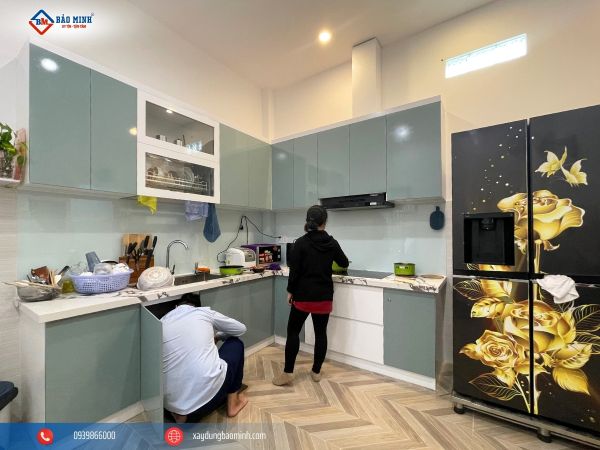 Phòng bếp - Công trình cải tạo nhà cấp 4