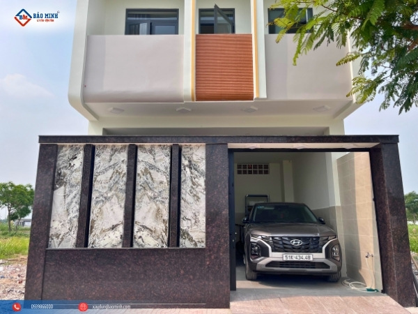 Thiết kế khoảng sân trước để xe hơi