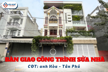 Sửa Nhà 4 Tầng Tân Phú | Cải Tạo Không Gian Sống Đẳng Cấp Cho Gia Đình Anh Hòa