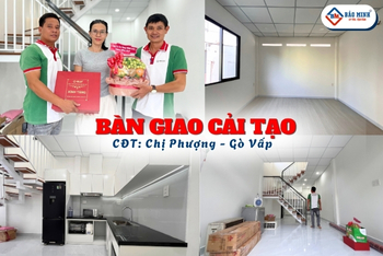 Bảo Minh Bàn Giao Công Trình Sửa Nhà Gò Vấp | CĐT: Chị Phượng