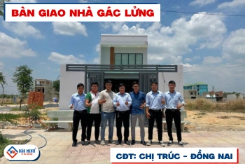 Bảo Minh Bàn Giao Công Trình Xây Nhà Gác Lửng Long Thành | CĐT: Chị Trúc