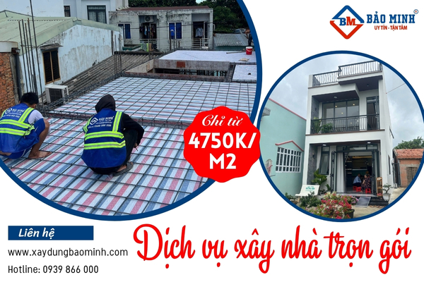 Bảo Minh cung cấp dịch vụ chất lượng, chi phí xây nhà 2 tầng 60m2 phù hợp