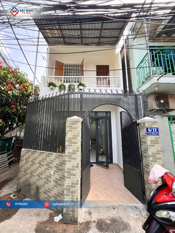 Mặt tiền công trình sửa nhà Gò Vấp