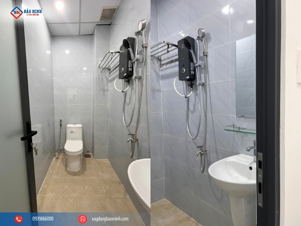 Nhà vệ sinh hiện đại đầy đủ công năng