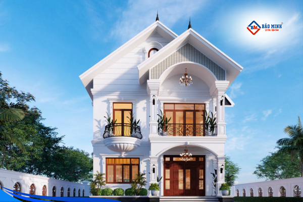 Nhà mái nhật 2 tầng 4 phòng ngủ